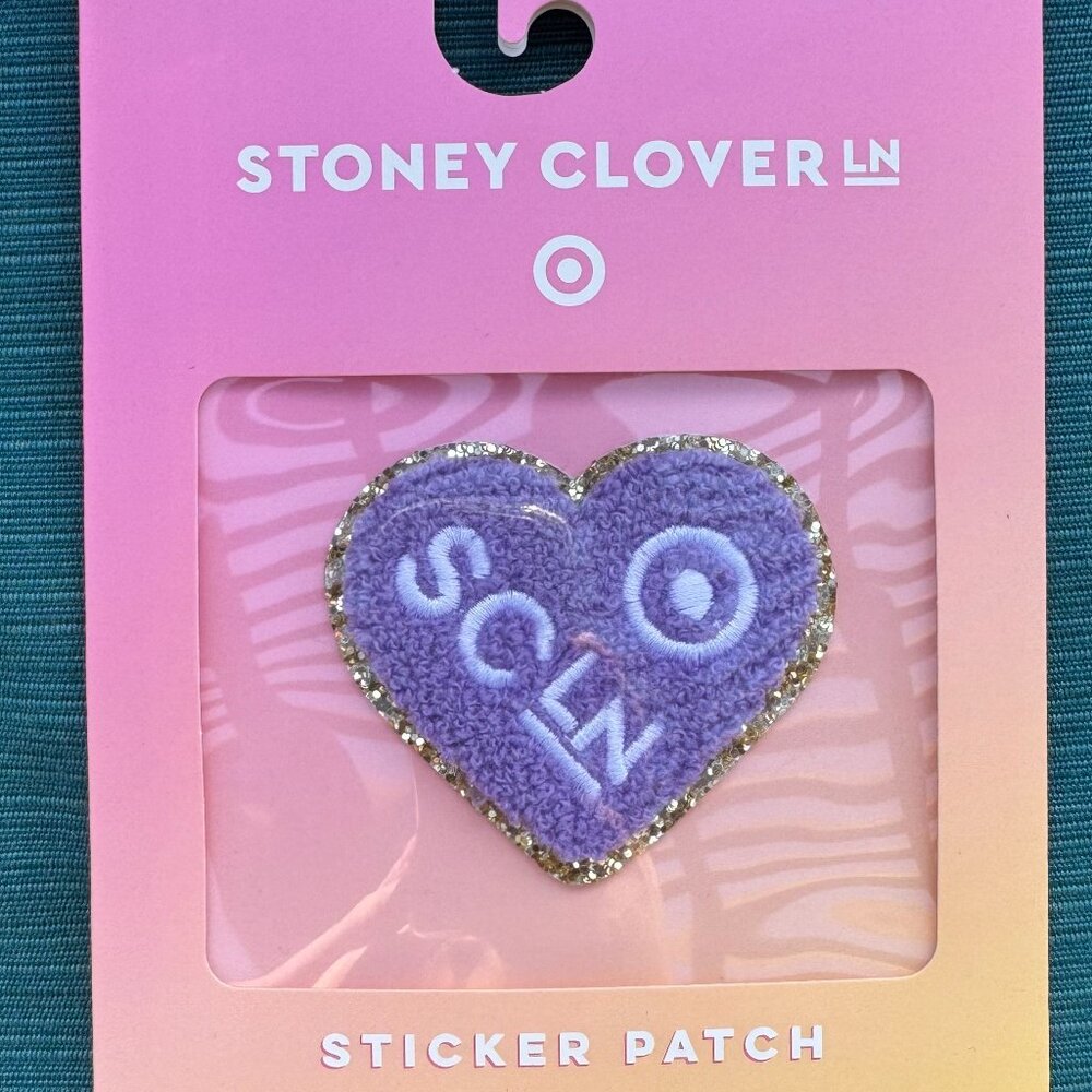 Stoney Clover Lane Target Sticker Purple Heart Patch